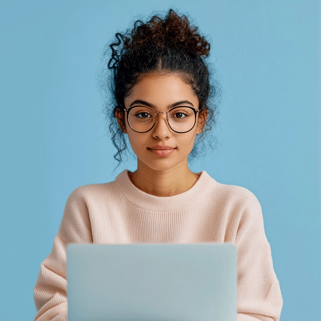 Stundentin beim Lernen